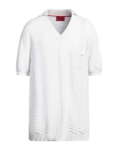 HUGO Jumper White 100% Cotton