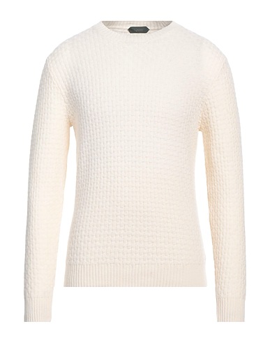 ZANONE Jumper Ivory 100% Virgin Wool