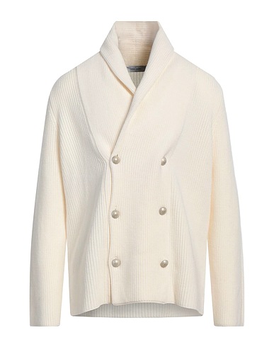 GRAN SASSO Cardigan Ivory 100% Virgin Wool