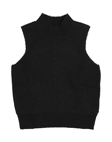 SCOTCH R'BELLE Polo neck Black 57% Acrylic, 31% Nylon, 12% Wool