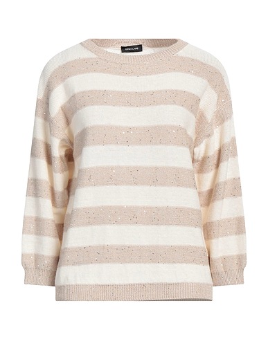 ANNECLAIRE Jumper Beige 35% Cotton, 35% Linen, 20% Polyester, 9% Viscose, 1% Other Fibres