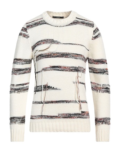 TAKESHY KUROSAWA Jumper Ivory 50% Acrylic, 30% Wool, 10% Viscose, 10% Alpaca wool