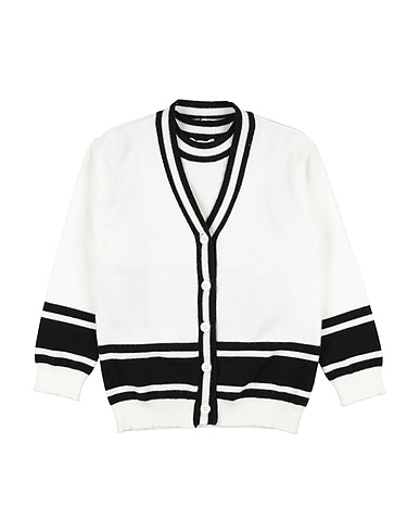 TWINSET Twin set White 50% Viscose, 25% Polyamide, 25% Polyester