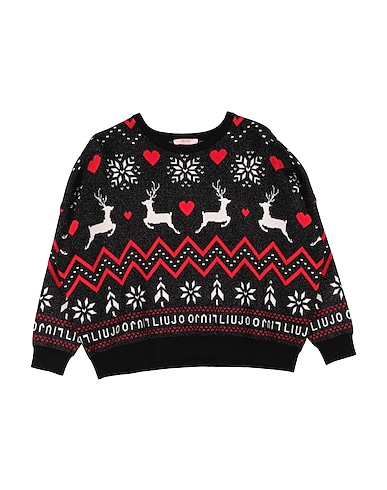 LIU •JO Sweater Black 75% Viscose, 25% Polyester