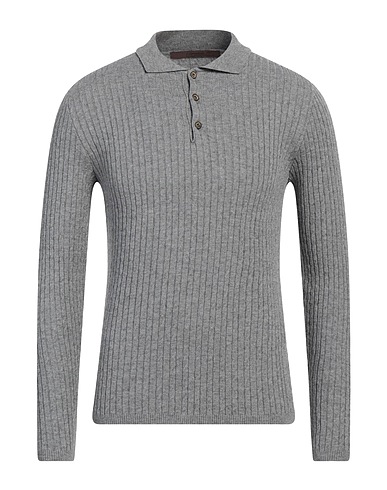 TAKESHY KUROSAWA Jumper Grey 52% Viscose, 28% Polyester, 20% Polyamide
