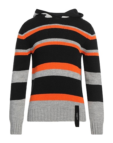 TAKESHY KUROSAWA Pullover Noir 50% Acrylique, 30% Laine, 10% Viscose, 10% Laine d'alpaga