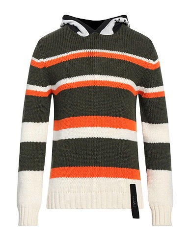 TAKESHY KUROSAWA Jumper Military green 50% Acrylic, 30% Wool, 10% Viscose, 10% Alpaca wool