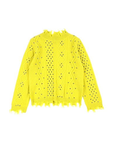 JOHN RICHMOND Jumper Lime green 50% Wool, 50% Acrylic