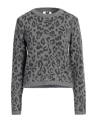 NO SECRETS Jumper Grey 50% Acrylic, 20% Synthetic fibers, 14% Polyamide, 8% Wool, 8% Metal
