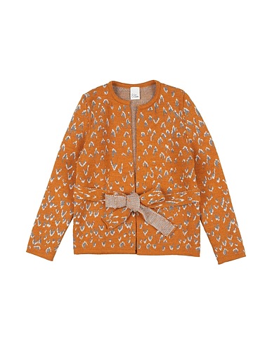 GIRO QUADRO Cardigan Camel 80% Acrylic, 10% Wool, 5% Alpaca wool, 5% Viscose