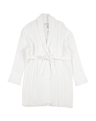 TWINSET Cardigan White 50% Viscose, 25% Polyamide, 25% Polyester