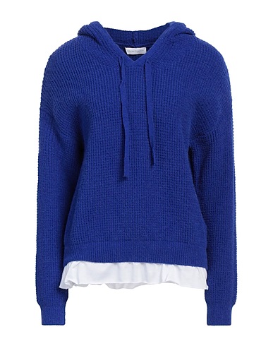 DIANA GALLESI Jumper Bright blue 46% Acrylic, 29% Polyester, 25% Polyamide