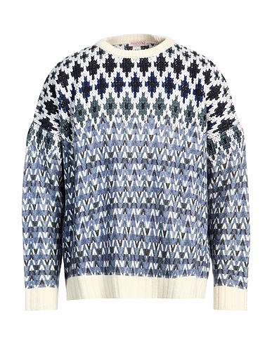 VALENTINO GARAVANI Jumper Blue 100% Virgin Wool, Polyester, Acrylic, Wool, Cotton