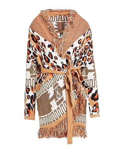 NO SECRETS Cardigan Camel 50% Viscose, 28% Polyester, 22% Polyamide