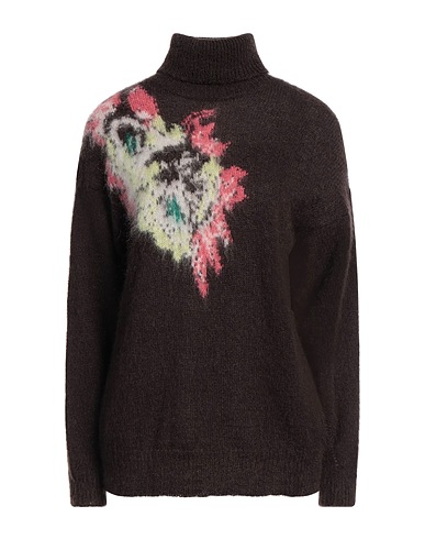 P.A.R.O.S.H. Turtleneck Dark brown 50% Mohair wool, 32% Polyamide, 18% Wool