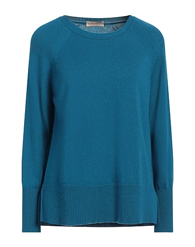 PUROTATTO Kaschmirpullover  Blau 100% Kaschmir