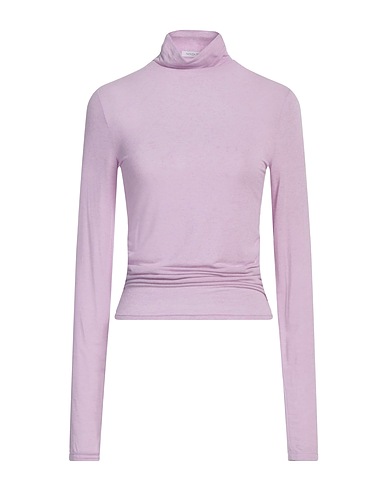 PATRIZIA PEPE T-shirt Pink 66% Viscose, 19% Polyamide, 9% Cashmere, 6% Elastane