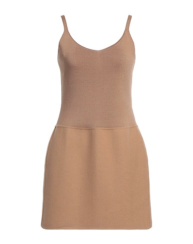WEEKEND MAX MARA Sheath dress JOYROAD BY LUCY HALE Camel 100% Virgin Wool