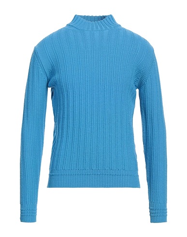 KANGRA Polo neck Azure 100% Wool