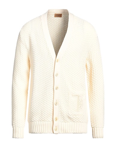 TOD'S Cardigan Cream 100% Cotton