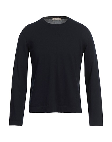 PIACENZA CASHMERE 1733 Pullover Marineblau 100% Baumwolle