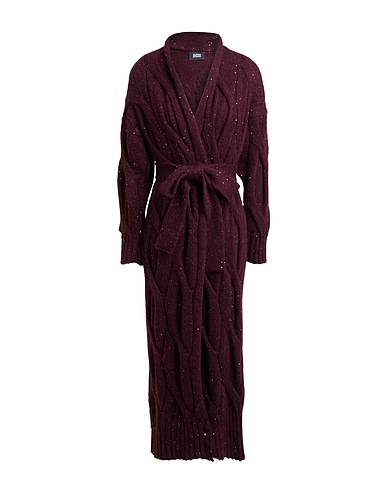 ALPHA STUDIO Cardigan Plum 49% Polyamide, 29% Acrylic, 22% Mohair wool