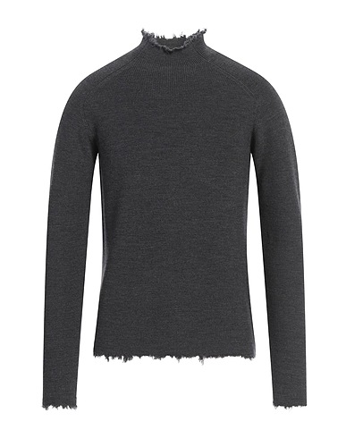 GRIFONI Col roulé Gris anthracite 100% Laine vierge