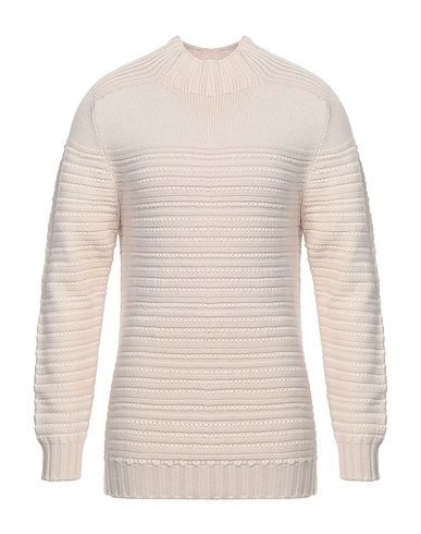 ALPHA STUDIO Polo neck Off white 100% Merino Wool