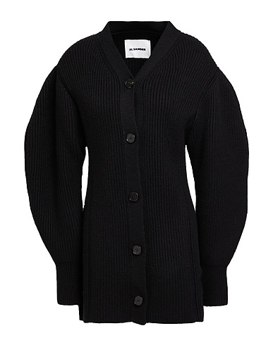 JIL SANDER Cardigan Nero 100% Lana