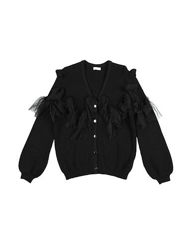 FUN & FUN Cardigan Black 57% Nylon, 43% Viscose