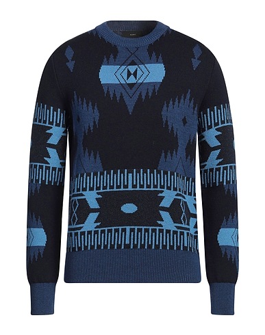 ALANUI Sweater Navy 100% Virgin Wool