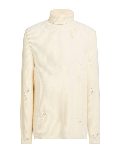 GRIFONI Polo neck Off white 100% Virgin Wool