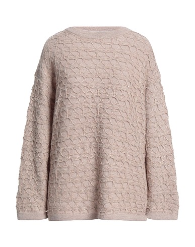 GRAN SASSO Pullover Beige 45% Lana di alpaca, 22% Lana, 20% Cachemire, 10% Poliammide, 3% Fibra di metallo