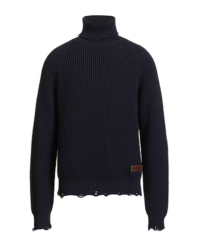 DSQUARED2 Rollkragenpullover Marineblau 100% Wolle