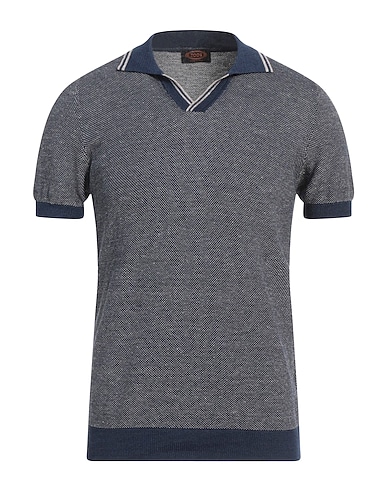 TOD'S Jumper Navy blue 68% Linen, 32% Cotton