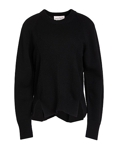 MCQUEEN Pullover Schwarz 90% Wolle, 10% Kaschmir