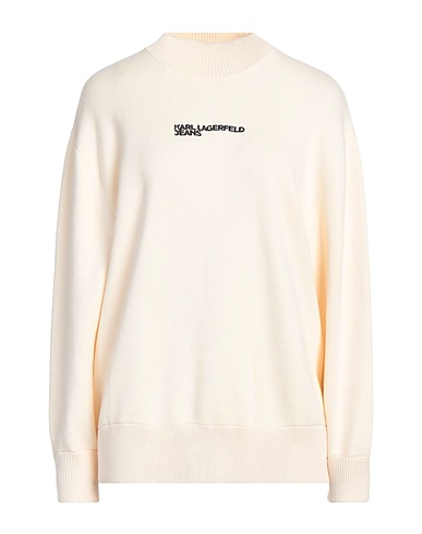 KARL LAGERFELD JEANS Jumper Cream 100% Cotton