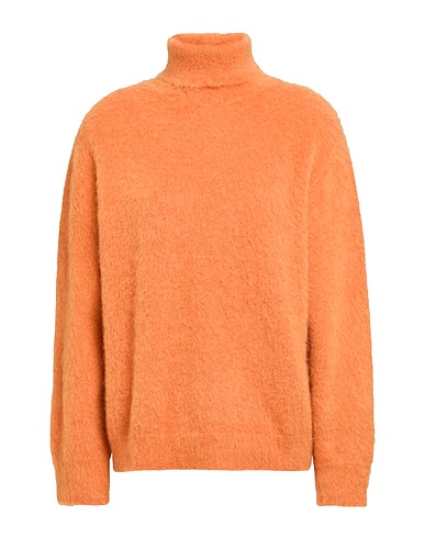 ALBERTA FERRETTI Polo neck Orange 50% Mohair wool, 32% Polyamide, 18% Virgin Wool
