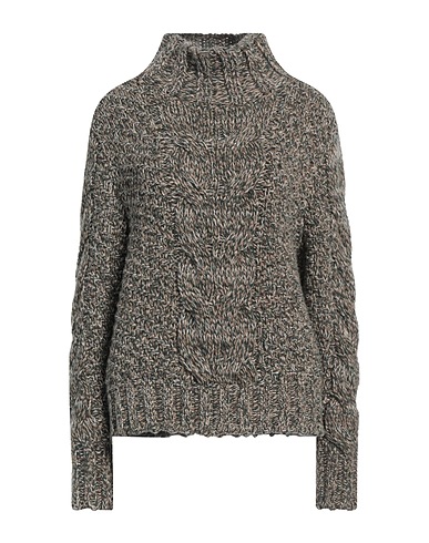 KITON Polo neck Khaki 40% Alpaca wool, 40% Wool, 20% Cashmere