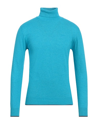BERNA Polo neck Turquoise 45% Wool, 20% Viscose, 20% Polyamide, 15% Cashmere