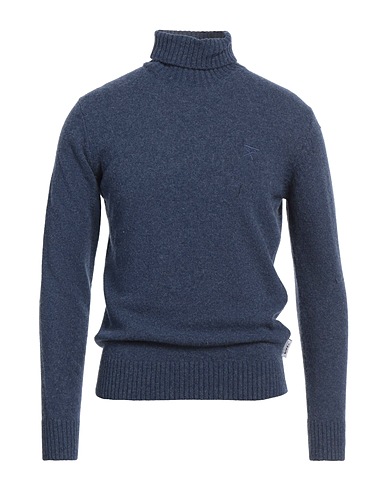 BERNA Polo neck Slate blue 80% Wool, 20% Polyamide