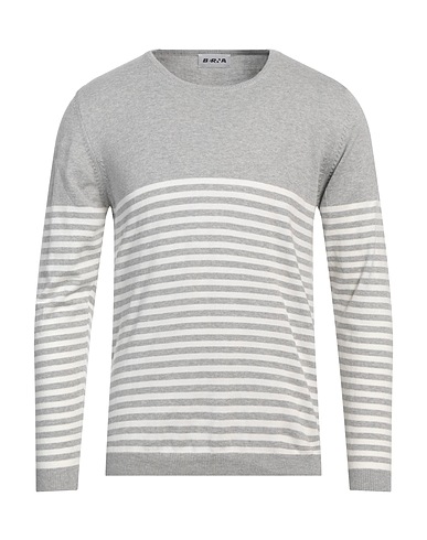 BERNA Pullover Grigio chiaro 100% Cotone