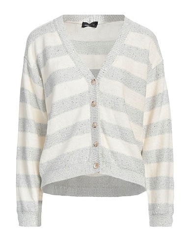ANNECLAIRE Cardigan Cream 35% Linen, 35% Cotton, 20% Polyester, 9% Viscose, 1% Other Fibres