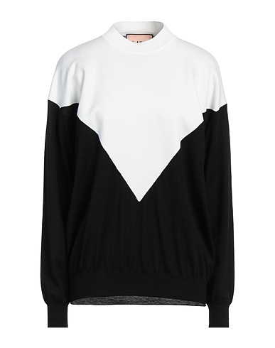 PLAN C Jumper White 60% Merino Wool, 40% Polyamide
