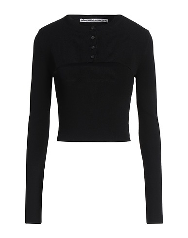 ALEXANDER WANG Jumper Black 59% Viscose, 38% Polyamide, 3% Elastane