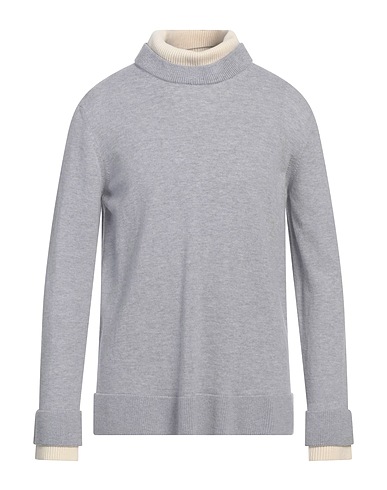 KANGRA Polo neck Light grey 100% Wool