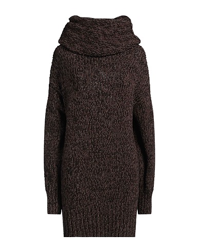 MCQUEEN Tubino Marrone 90% Lana, 10% Cachemire