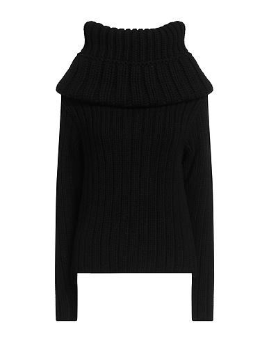 MCQUEEN Polo neck 90% Wool, 10% Cashmere