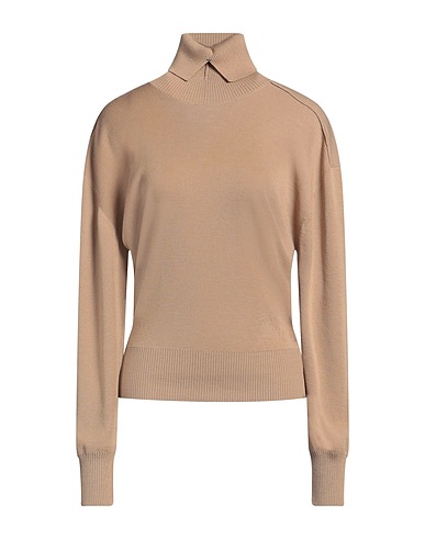 BURBERRY Polo neck Beige 100% Wool