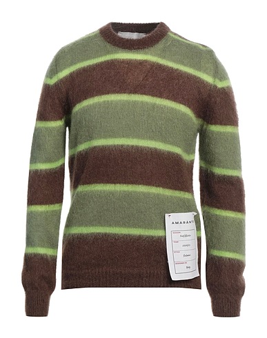 AMARANTO Jumper Military green 50% Mohair wool, 32% Polyamide, 18% Wool